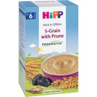 Каша для детей HiPP 5 Grain With Prune 250g (2918)