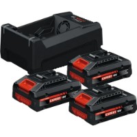 Набор зарядное устройство + 3 аккумулятора Bosch EXBA18V-40 (B0615V0005X)