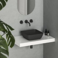 Lavoar Ravak UNI 380 S Slim Black Matt (XJX0D138000) imaginea #3 — magazin online Desire.md