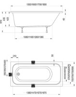 Ванна Ravak Chrome 180x80 (CE210000000) фото №2 — интернет-магазин Desire.md