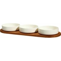 Set farfurii pentru gustări EH 4pcs 50X18.5cm (57475)