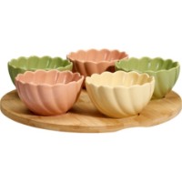 Set farfurii pentru gustări EH 6pcs D27X1cm (57473)