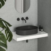 Lavoar Ravak Ceramic Slim 550 O Black Matt (XJX0D155000) imaginea #3 — magazin online Desire.md