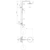 Set pentru duș Ravak DS 092.00/X07P642 imaginea #3 — magazin online Desire.md