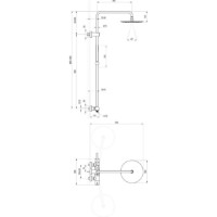 Set pentru duș Ravak SG 091.20BLM/X070558 imaginea #3 — magazin online Desire.md