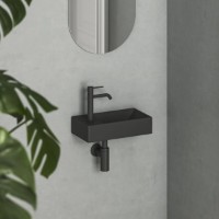 Lavoar Ravak Veda 400 L Black Matt (XJXLD240000) imaginea #2 — magazin online Desire.md
