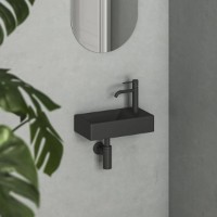 Lavoar Ravak Veda 400 R Black Matt (XJXPD240000) imaginea #2 — magazin online Desire.md