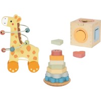 Joc educativ Tooky Toy 3in1 Giraffe Gift Box (TP521)