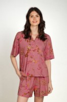 Cămașă damă Pip Studio Flora Bodhi Flower Dark Pink s.S (51.512.830) imaginea #2 — magazin online Desire.md