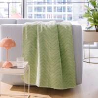 Pătura IBENA Jacquard 150x200 Nazca Green (1111/700) imaginea #7 — magazin online Desire.md