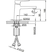 Baterie lavoar Frap F 1090-9 imaginea #2 — magazin online Desire.md