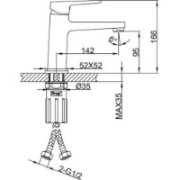 Baterie lavoar Frap F1090 imaginea #2 — magazin online Desire.md