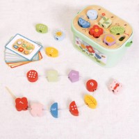 Joc educativ Tooky Toy Garden Stacking Set (TP517) imaginea #2 — magazin online Desire.md