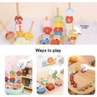 Joc educativ Tooky Toy Garden Stacking Set (TP517) imaginea #4 — magazin online Desire.md