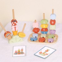 Joc educativ Tooky Toy Garden Stacking Set (TP517) imaginea #6 — magazin online Desire.md