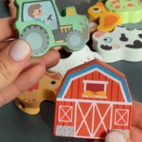 Joc educativ Tooky Toy Lacing Farm (TP512) imaginea #2 — magazin online Desire.md