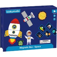 Развивающий набор Tooky Toy Magnetic Box - Space (TK674) фото №2 — интернет-магазин Desire.md