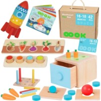Joc educativ Tooky Toy Montessori Play Box (155007) imaginea #2 — magazin online Desire.md