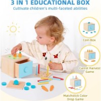 Joc educativ Tooky Toy Montessori Play Box (155007) imaginea #4 — magazin online Desire.md
