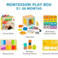 Joc educativ Tooky Toy Montessori Play Box (55011) imaginea #2 — magazin online Desire.md