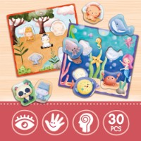 Joc educativ Lisciani Montessori Baby Soft Touch Boards (107834) imaginea #4 — magazin online Desire.md