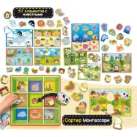 Joc educativ Lisciani Montessori Baby Happy Animals (92772) imaginea #2 — magazin online Desire.md