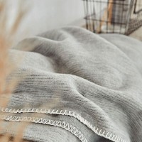 Плед IBENA Jaquard Decke Lausanne 220x250 Grey (2163/800) фото №3 — интернет-магазин Desire.md