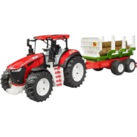 Tractor Bruder With The Forestry Trailer (3453)