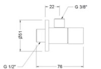 Смеситель для биде Genebre 3106 05 фото №2 — интернет-магазин Desire.md