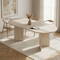 Masă pentru bucătărie Hanah Home Sorell Travertine