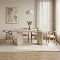 Masă pentru bucătărie Hanah Home Sorell Travertine imaginea #2 — magazin online Desire.md