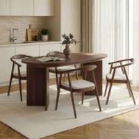 Masă pentru bucătărie Hanah Home Sorell Milano Walnut imaginea #3 — magazin online Desire.md