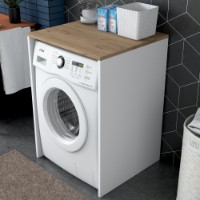Шкаф для стиральной машины Rani KD103 Walnut White