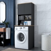 Шкаф для стиральной машины Rani KD101 Walnut Anthracite
