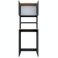 Шкаф для стиральной машины Rani KD101 Walnut Anthracite фото №10 — интернет-магазин Desire.md