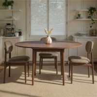 Masă pentru bucătărie Hanah Home Viona Barok Walnut imaginea #2 — magazin online Desire.md
