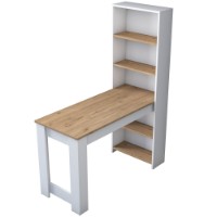 Măsuţă de toaletă Hanah Home BJ113 Walnut White imaginea #4 — magazin online Desire.md