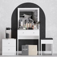 Măsuţă de toaletă Hanah Home Nice - White