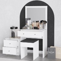 Măsuţă de toaletă Hanah Home Nice - White imaginea #3 — magazin online Desire.md