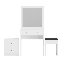 Măsuţă de toaletă Hanah Home Nice - White imaginea #4 — magazin online Desire.md