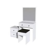 Măsuţă de toaletă Hanah Home Nice - White imaginea #6 — magazin online Desire.md