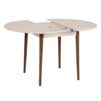 Masă pentru bucătărie Hanah Home Viona Travertine Walnut imaginea #7 — magazin online Desire.md