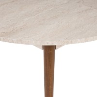 Masă pentru bucătărie Hanah Home Viona Travertine Walnut imaginea #8 — magazin online Desire.md