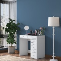 Măsuţă de toaletă Hanah Home BJ107 White imaginea #2 — magazin online Desire.md