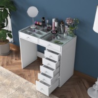 Măsuţă de toaletă Hanah Home BJ107 White imaginea #4 — magazin online Desire.md