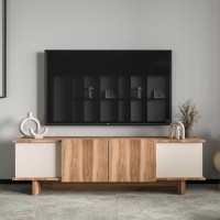 Comodă TV Hanah Home Diana Beige Walnut imaginea #3 — magazin online Desire.md
