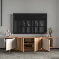 Comodă TV Hanah Home Diana Beige Walnut imaginea #4 — magazin online Desire.md