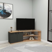 Comodă TV Hanah Home Termera Atlantic Pine Anthracite