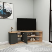 Comodă TV Hanah Home Termera Atlantic Pine Anthracite imaginea #2 — magazin online Desire.md
