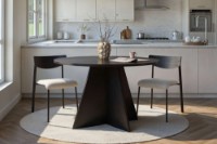 Masă pentru bucătărie Hanah Home Virella Wood Black